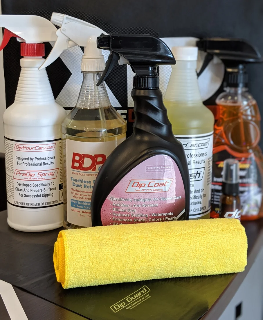 Produits d'entretien pour Plasti Dip à l'atelier Xtreme Dip